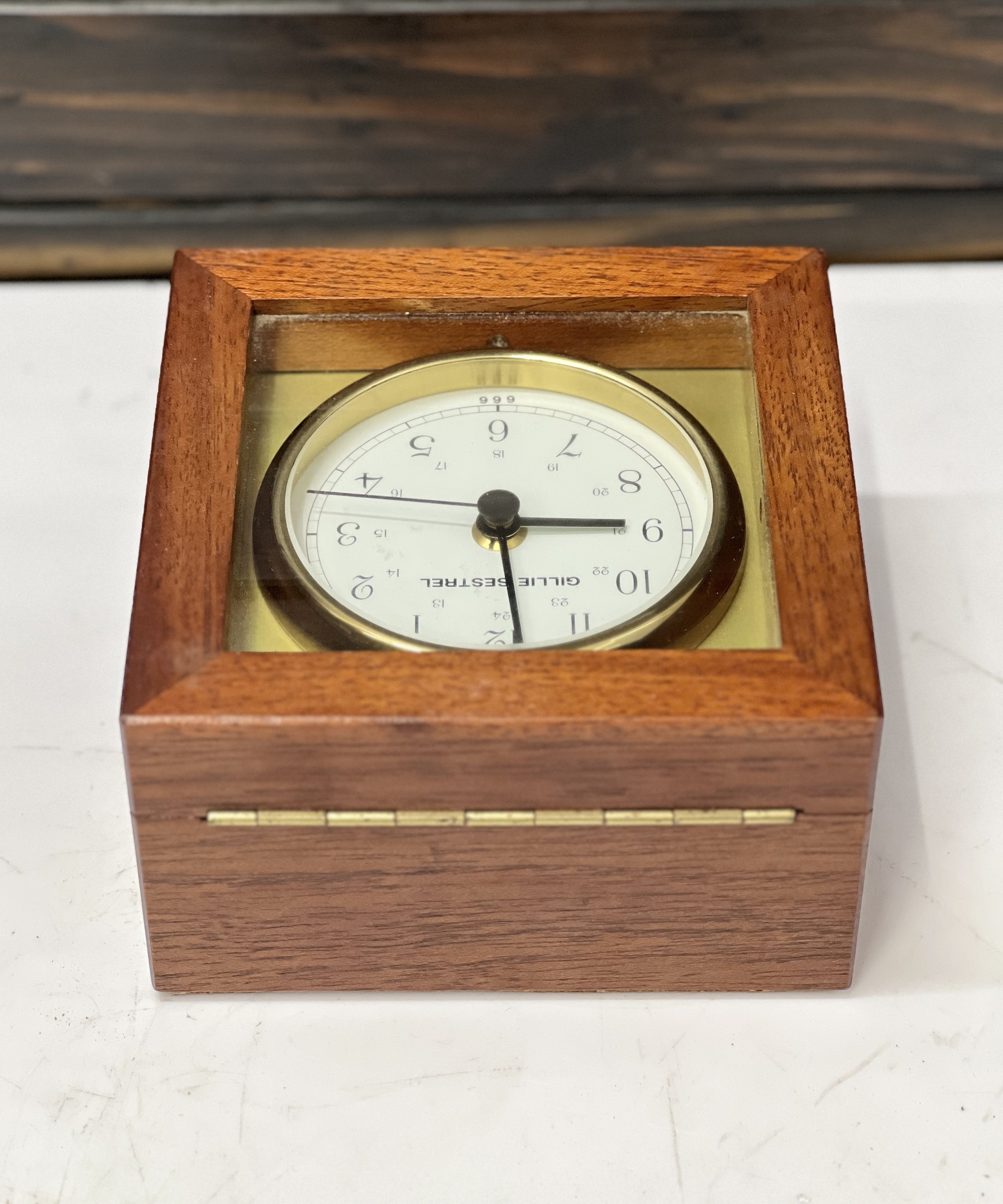 Sestrel Clock Antique Shopping Original Vintage Maritime Gillie Sestrel Ship Metal ...