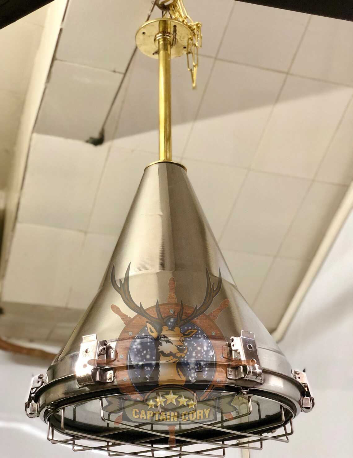 Antique Vintage Nautical Marine Cargo Ship Blond Steel - Etsy