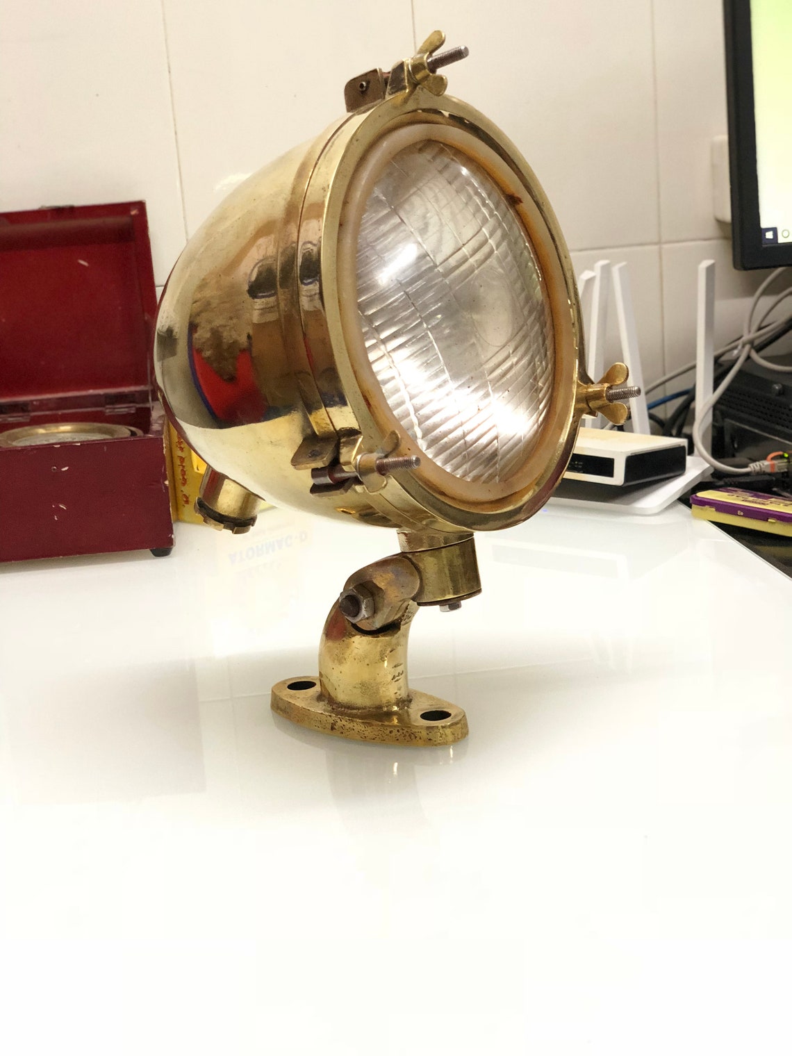 Buy Nautical Maritime Boat Mini Ship Antique Spot Light Online in India