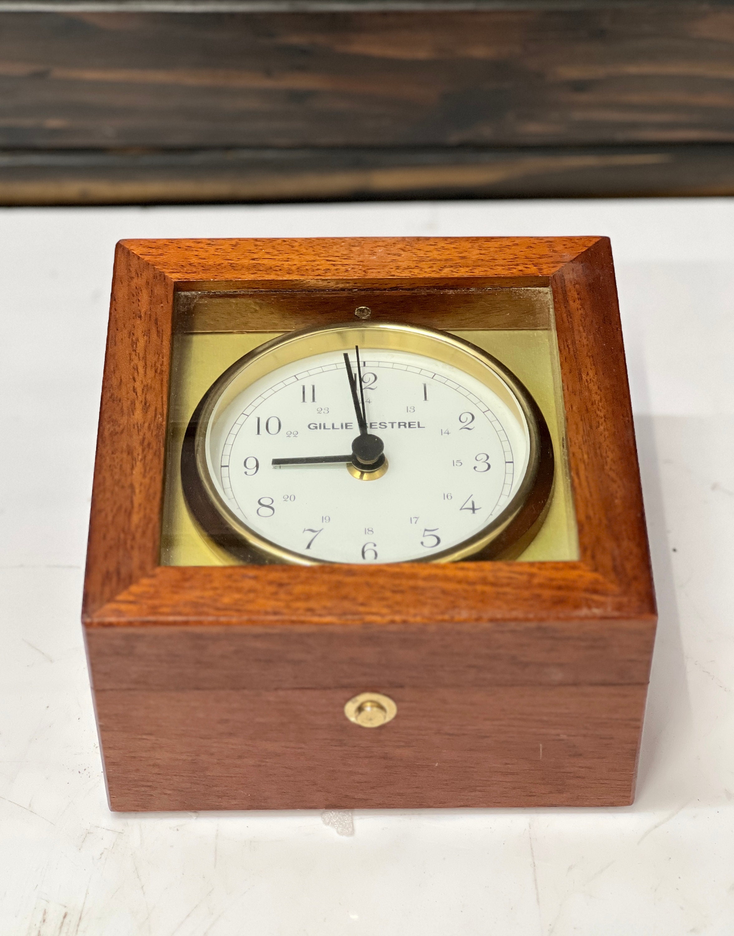 Sestrel Clock Antique Shopping Original Vintage Maritime Gillie Sestrel Ship Metal ...