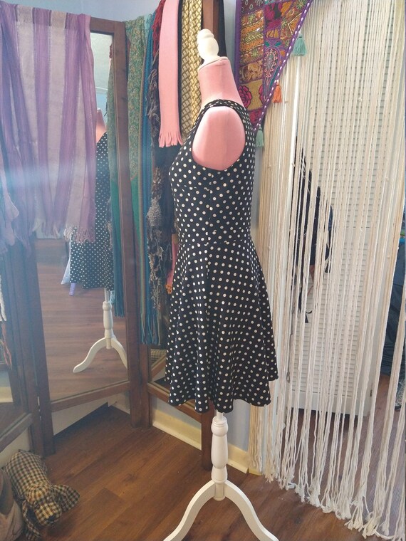 Women's polka dot mini dress - image 3