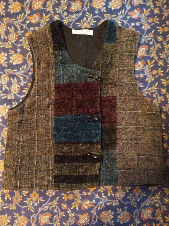 Unique Patchwork vest - image 3