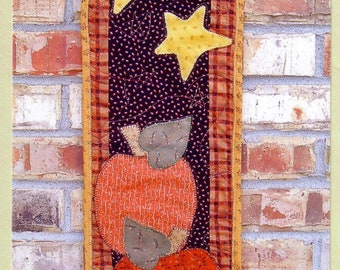 Skinnies: modello trapunta digitale Pumpkin Patch 18 X 24 pollici applique per principianti da appendere alla parete