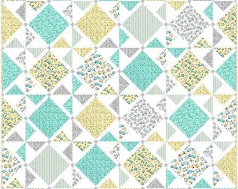 Scarica il PDF del modello trapunta Mod da viaggio 64 X 64 pollici