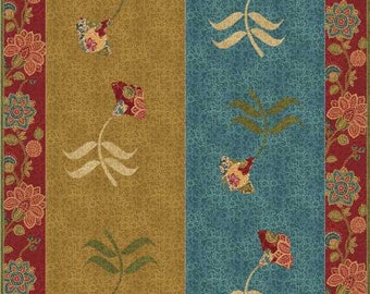 Modello trapuntato "Jacobean Tablerunner" applique e runner da tavola 26 1/2 X 66 1/2 pollici