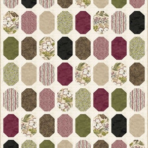 So Peaceful Here Digital Quilt Pattern for Single size quilt from quiltpatterndesign.com
