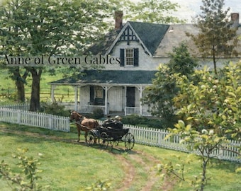 Anne of Green Gables Print | Avonlea Cottagecore Storybook Art (Digital Download)