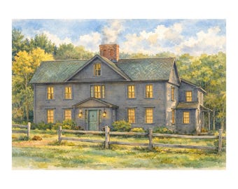 Cottagecore Farmhouse Print | Little Women Inspired Cozy Home Art (Digital Download)