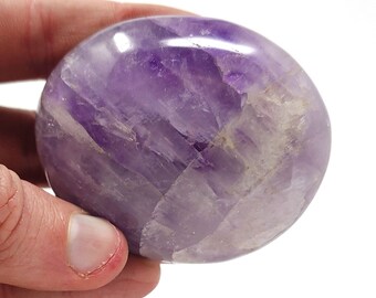 Amethyst palm stones - 45 to 70mm
