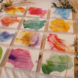Affirmationskarten Kinderyoga Mutmachkarten Kinder Postkarten