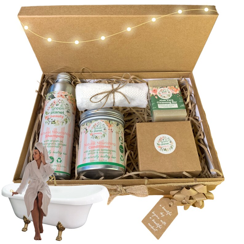 Plastic Free Bathroom Gift Set Vegan Beauty Cruelty Free Etsy