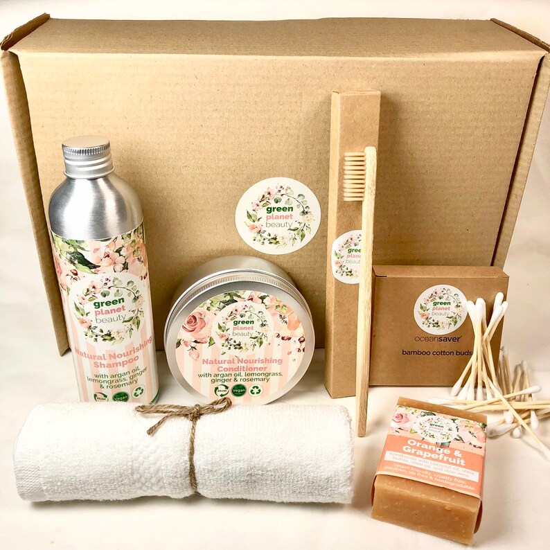 Plastic Free Bathroom Gift Set Vegan Beauty Cruelty Free Etsy