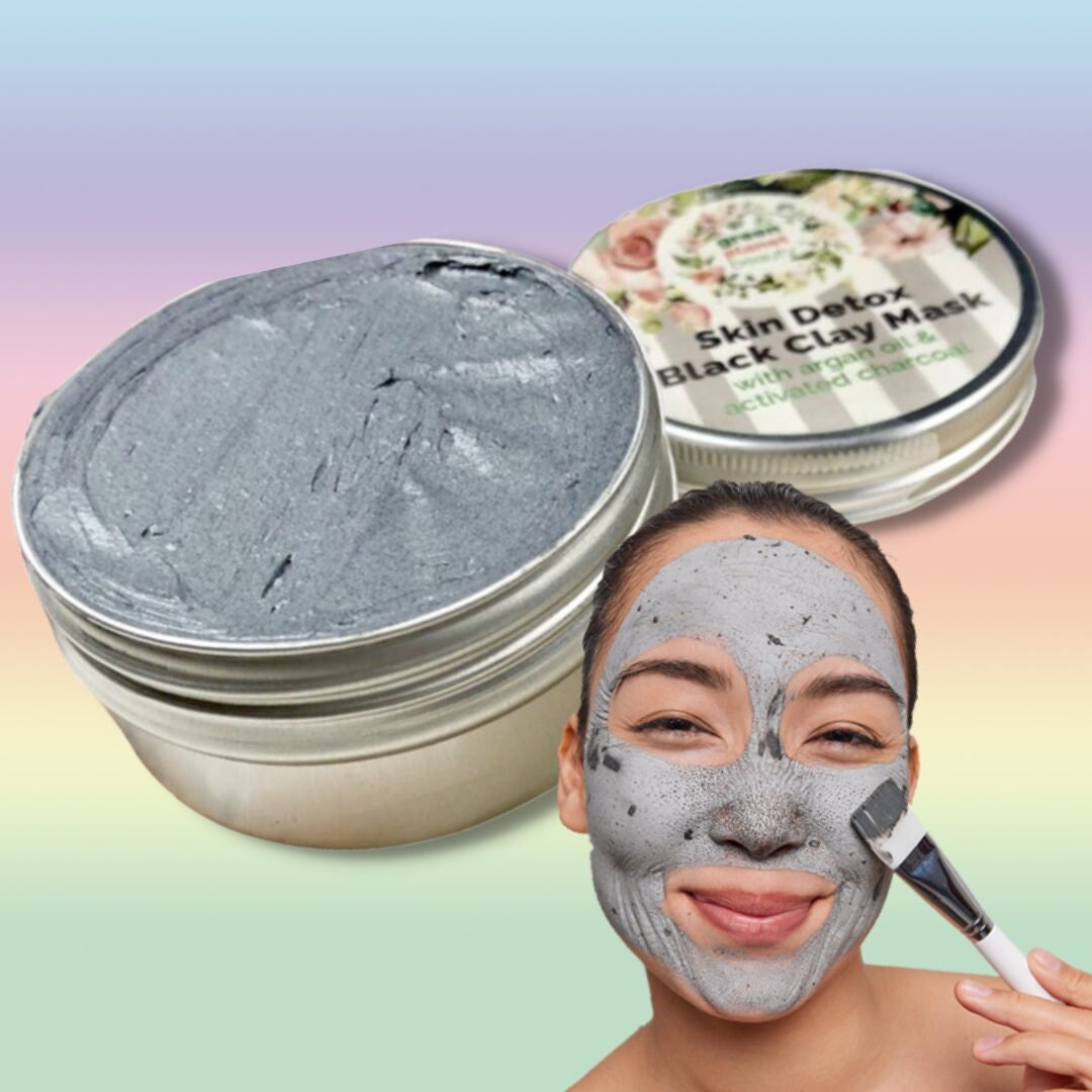 Vegan Black Clay and Activated Charcoal Mask Plastic Free Etsy