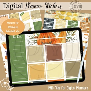 Halloween Digital Stickers| Digital Stickers | Goodnotes Stickers | PNG Stickers | Planner Stickers
