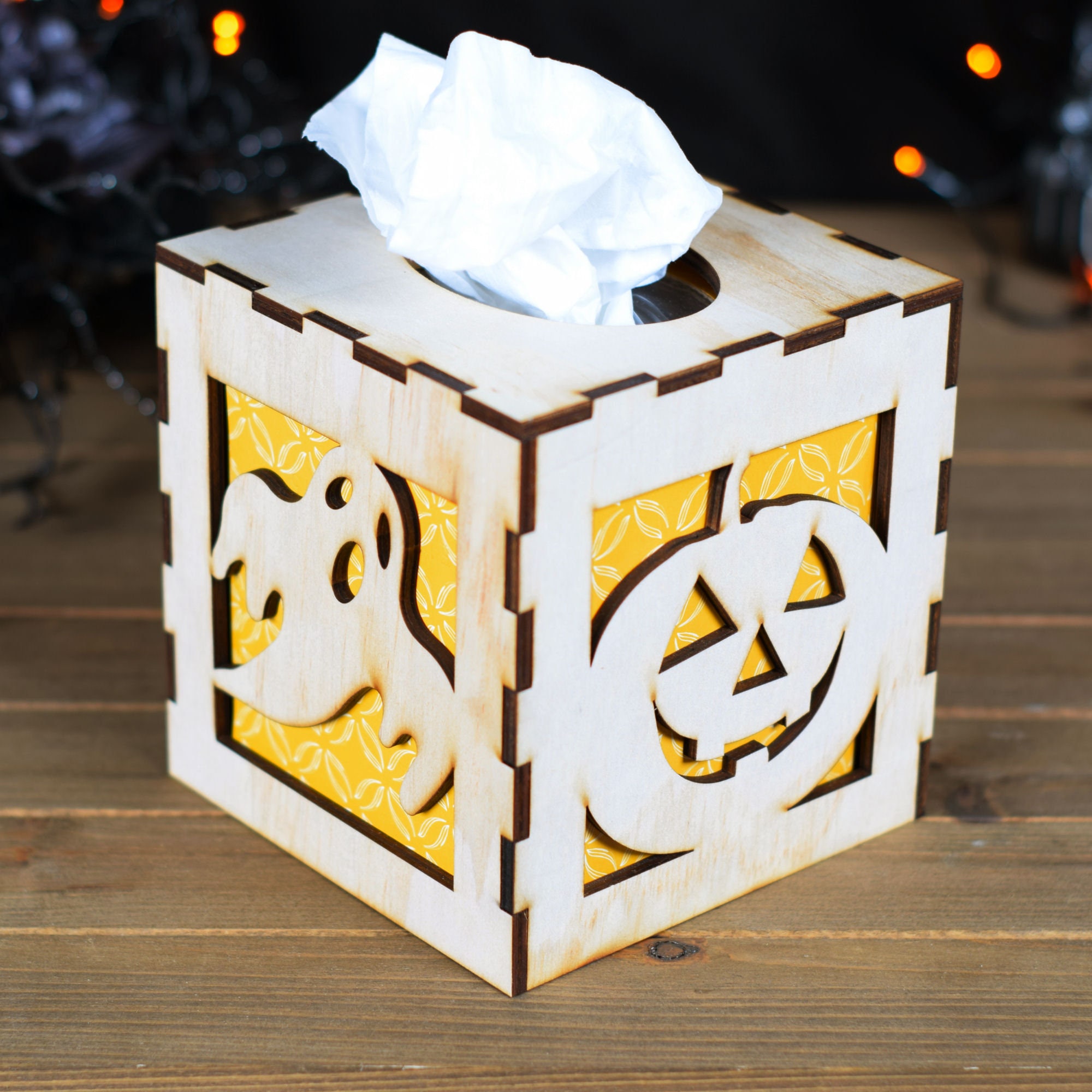 Halloween Decor Tissue Box Cover Etsy UK