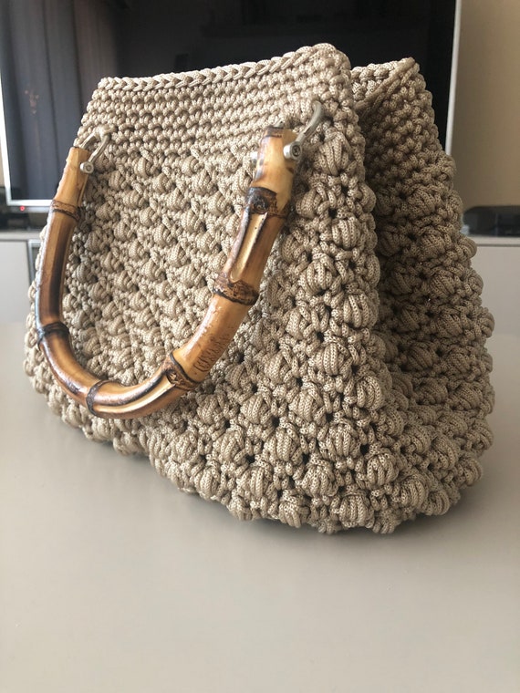 Bolsos de punto hechos a mano new arrivals