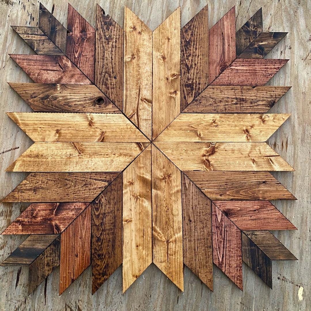 Wooden Wall Quilt Etsy
