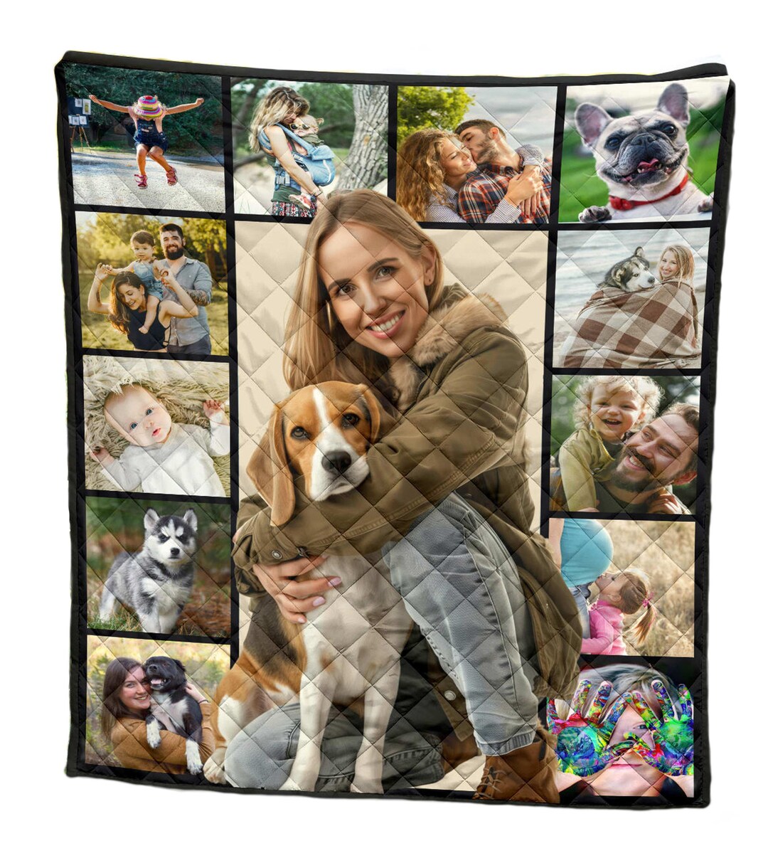 Personalized Dog Quilt Bed Sets - Upload Photo - Gift Idea For Dog Lovers/Owners