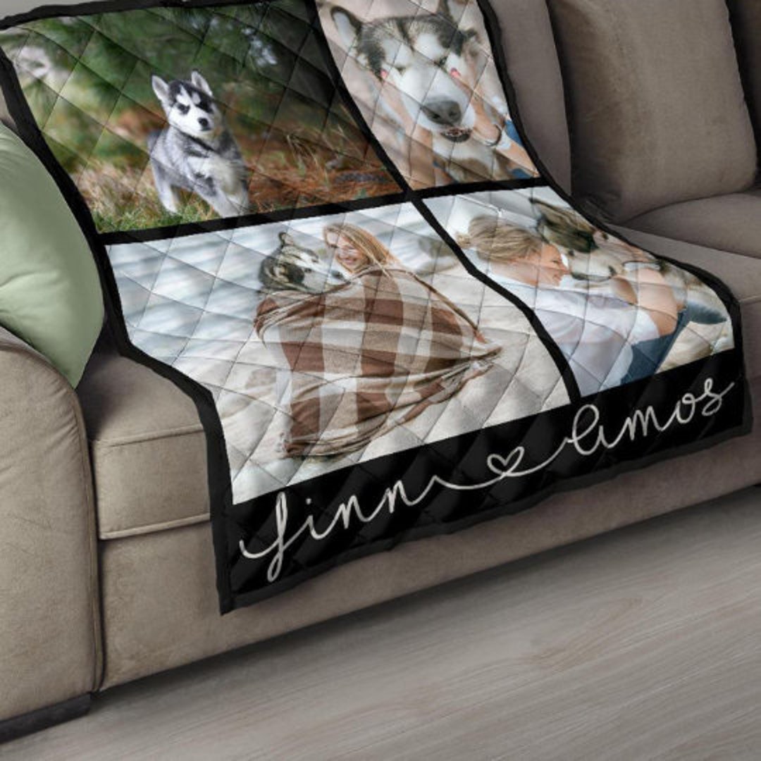 Personalized Dog Quilt Bed Sets - Upload Photo - Gift Idea For Dog Lovers/Owners main image 1