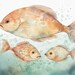 Title: Watercolor Fish Family Print, Aquatic Nursery Decor, Wall Art ...