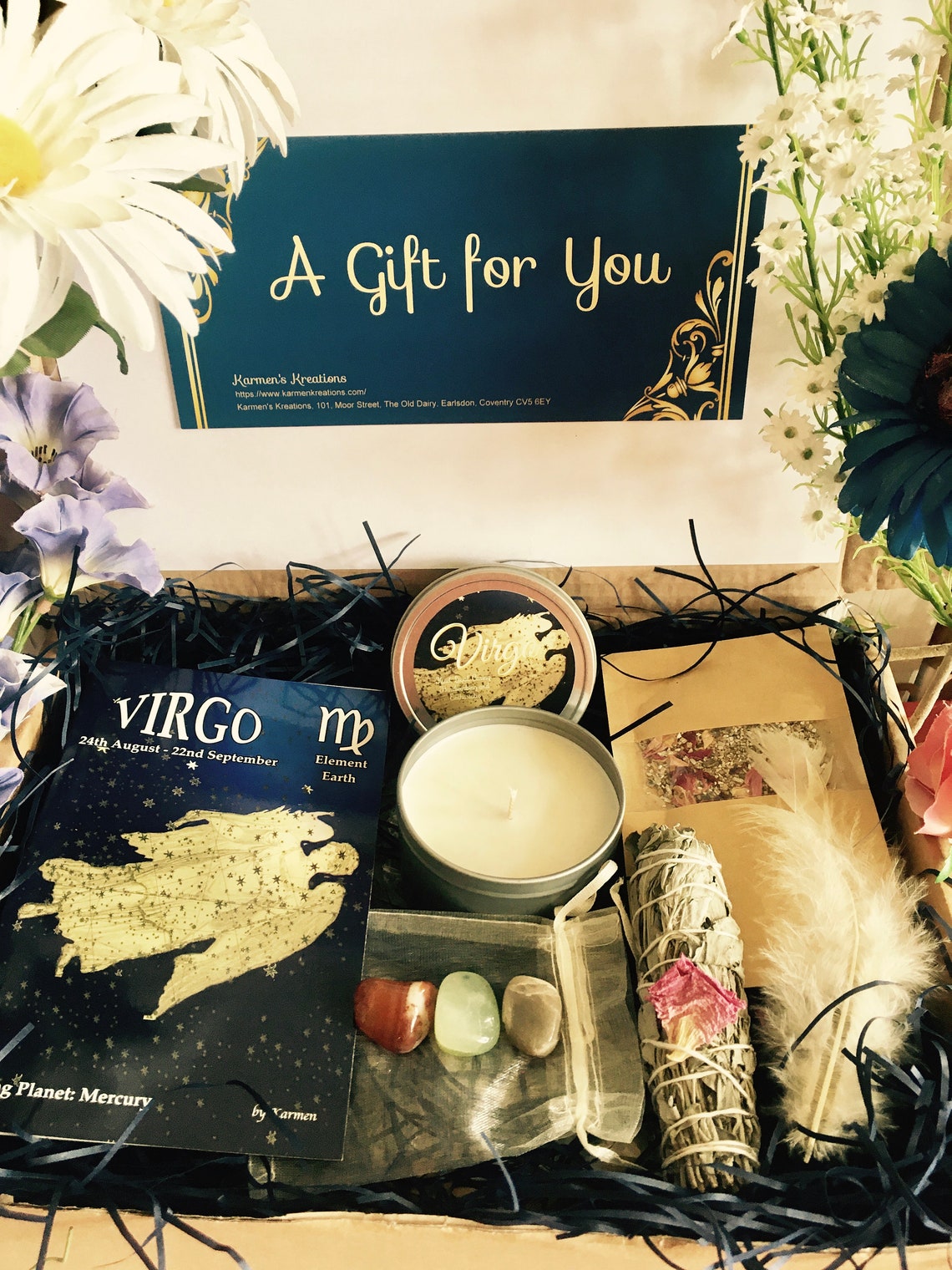 Virgo Gift Set Virgo Birthday Gift Birthday Gift Sets Happy Etsy