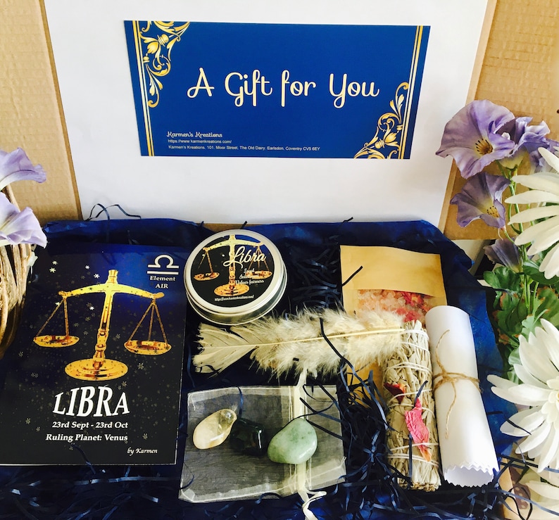 Libra Gift Set Libra Birthday Gift Birthday Gift Sets Happy Etsy