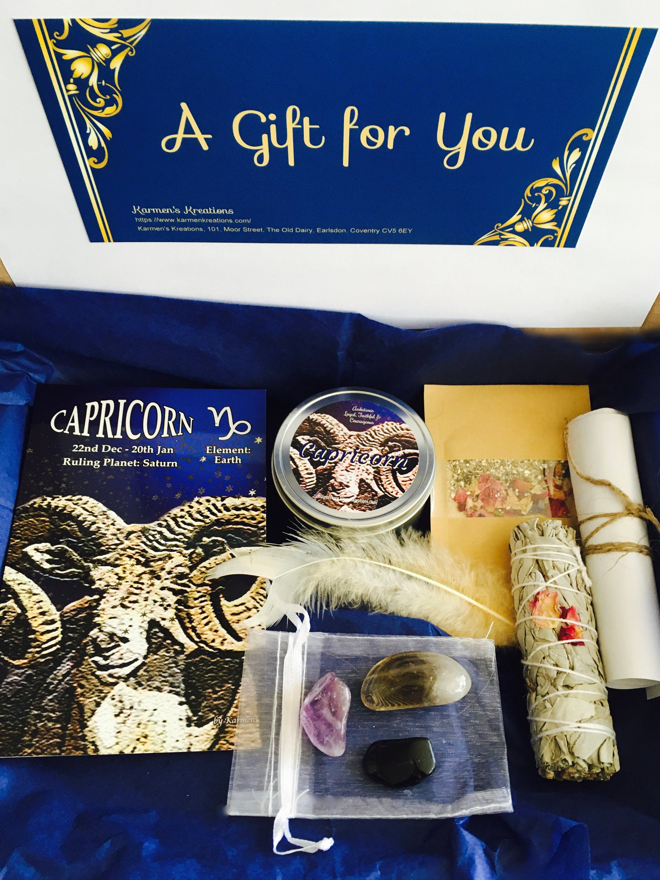 Capricorn Gift Set Capricorn Birthday gift Birthday gift Etsy 日本