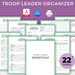 Troop Leader Planner Meeting Binder Organizing Binder Scout Troop ...