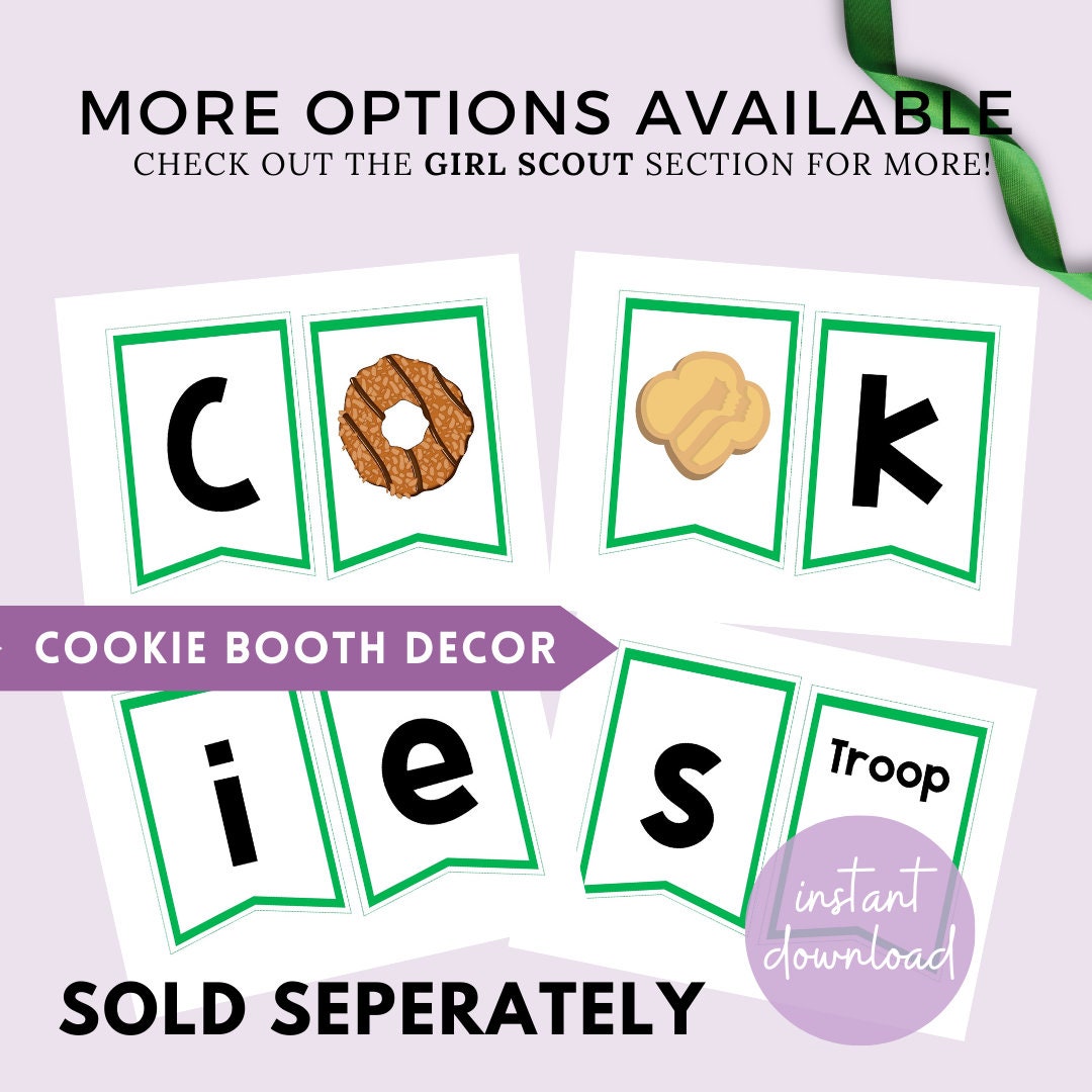 Girl Scout Cookie Thank You Note Girl Scouts Printable Girl Scout Card ...