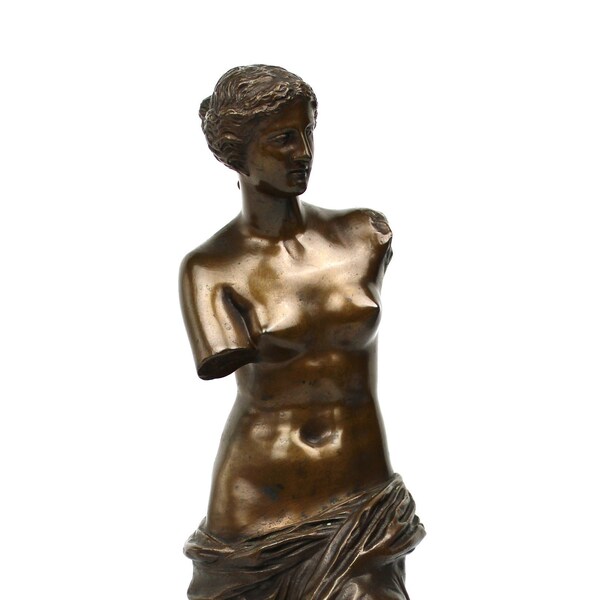 Antike Bronze Skulptur, Venus von Milo, Aphrodite, 39,5 cm (Antique bronze sculpture, Venus de Milo, Aphrodite, 39.5 cm)