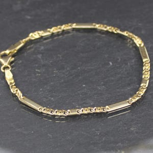 K8 333 gold ブレスレット 333 8k Gold Bracelet - Etsy