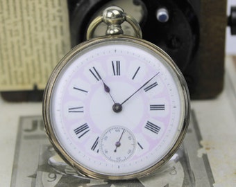 Antique Swiss pocket watch, Favre Fréres, circa 1890