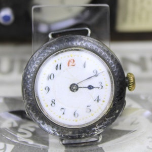 Swiss ladies pocket watch, 935 silver, Mildia SA, around 1902