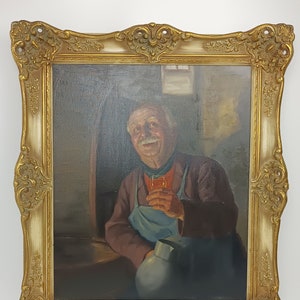 Painting, Fritz Müller, Munich around 1910, SIGNED