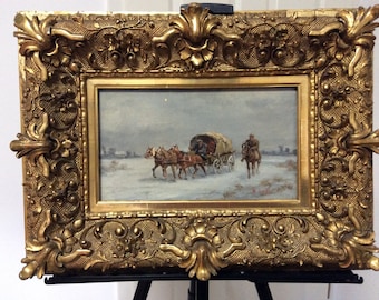 Painting by Alfred Steinacker, Vienna, 19th century, signed
