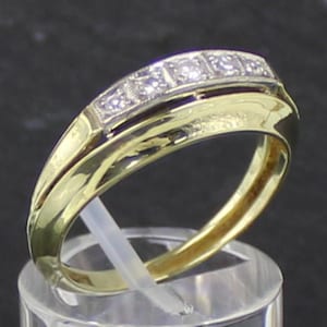 Brilliant Ring, Diamond Ring, 14-karat (585) yellow gold