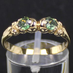 Smaragdring, Goldring, 585er Gelbgold, 14 Karat (Emerald Gold Ring, 585 yellow gold, 14 carat)