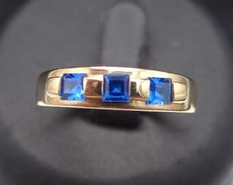 Ruby Gold Ring Made of 333 Yellow Gold, 8 Carat - Etsy
