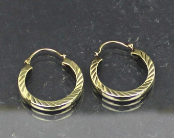 Vintage Earrings, 14 Karat Gold