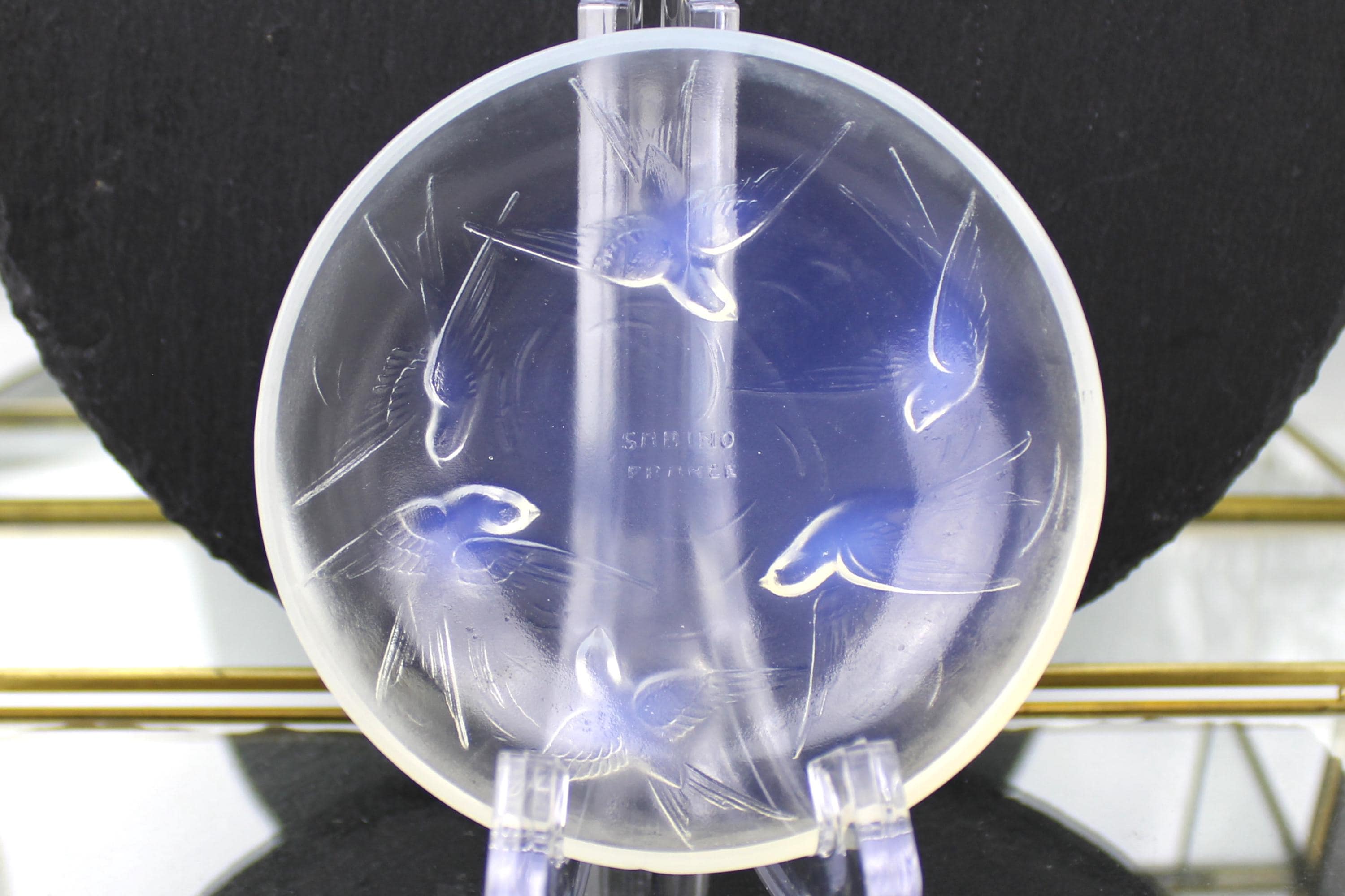 サビーノ　Sabino オパールガラス　小鳥　アールデコ　アートガラス サビーノ Sabino オパールガラス 小鳥 アールデコ アートガラス Sabino