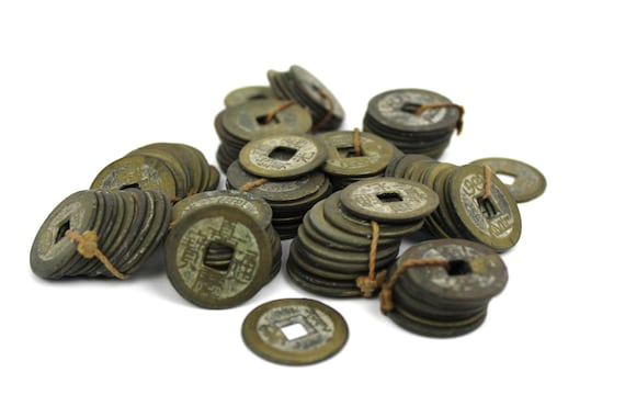Japan, Ancient Coin, Samurai Era, Edo Period, 1626-1862 - Etsy