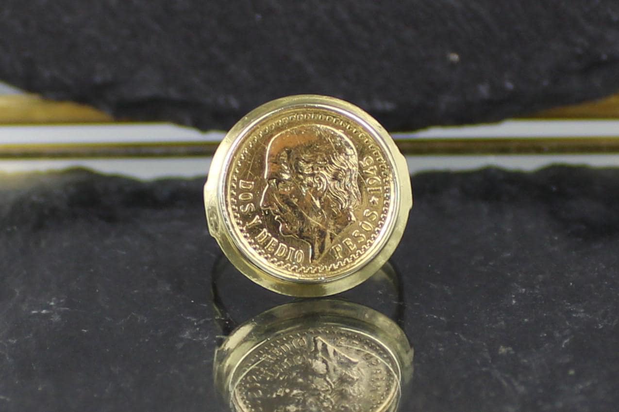 1945 dos pesos ring - Etsy 日本