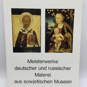 Art book, masterpieces of German and Russian painting