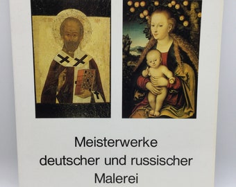 Art book, masterpieces of German and Russian painting