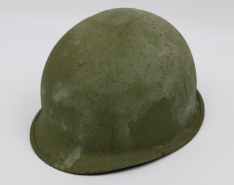 Original M1 steel helmet, US Army, WWII, Korean War