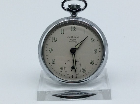 Junghans Astra Men's Pocket Watch Hand Winding, 19