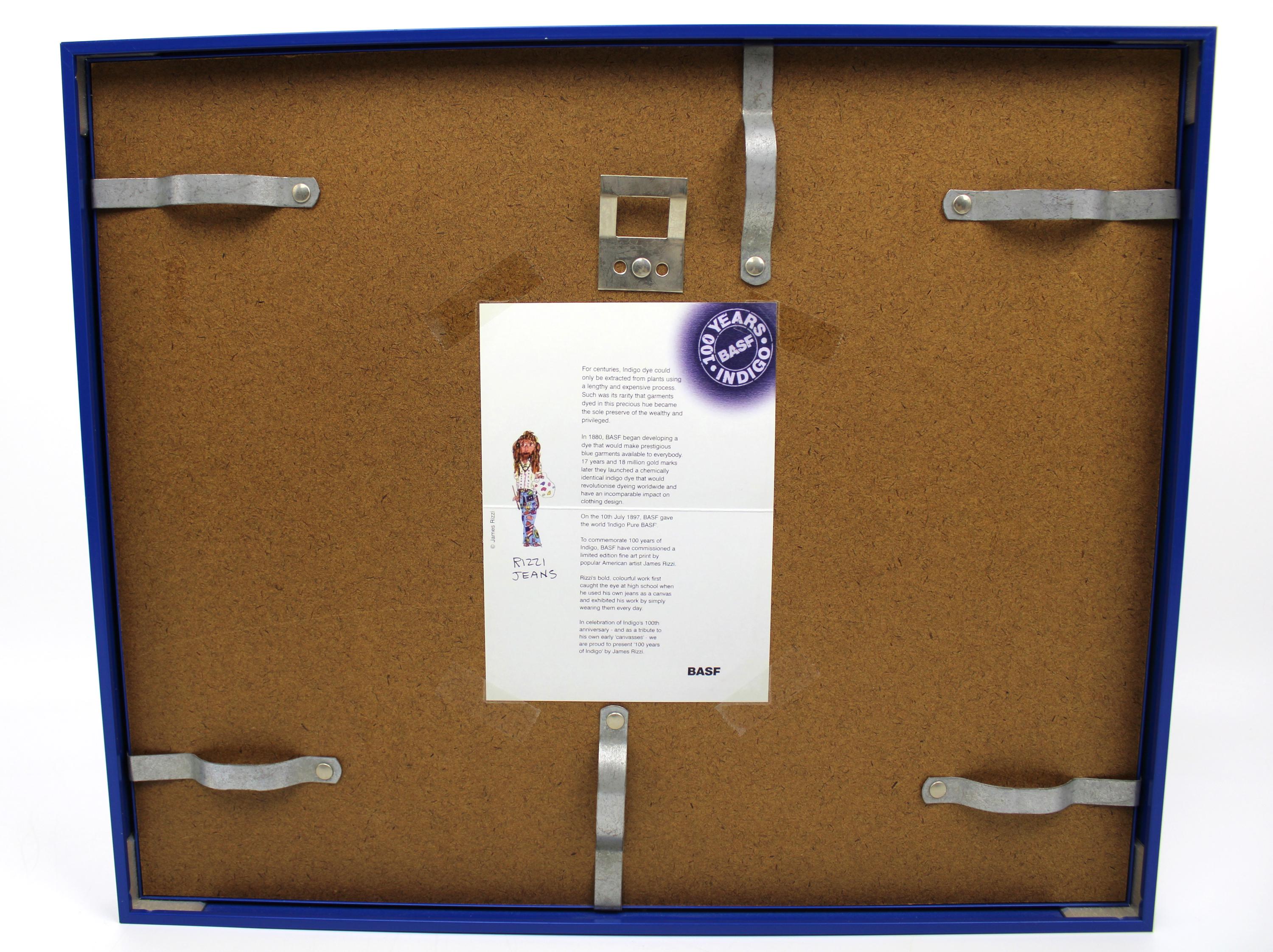 Rare Lithograph, James Rizzi, Happy Birthday Blue, Handsigned - Etsy