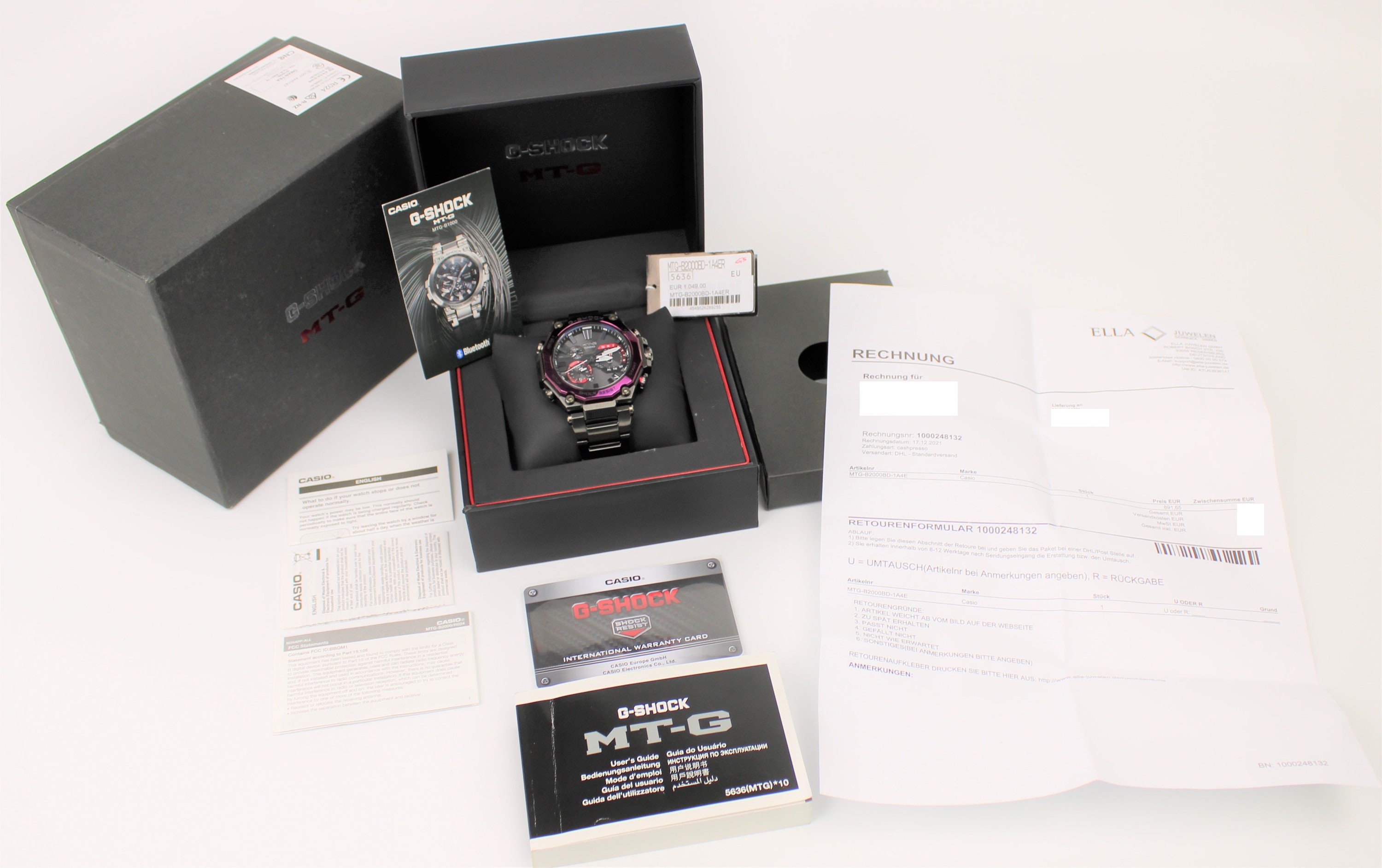 Casio G-shock MTG-B2000BD-1A4ER in Original Packaging - Etsy Casio G-shock MTG-B2000BD-1A4ER in Original Packaging - Etsy