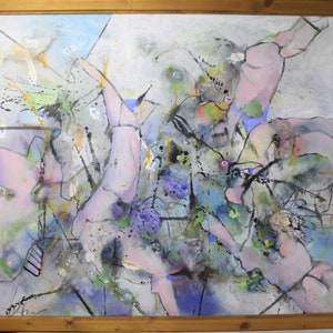 Painting, Prof. Armin Sandig, SIGNED and dated, gallery frame