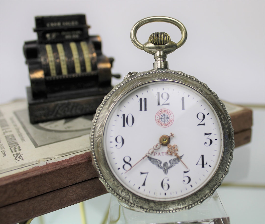 Large Railroad Pocket Watch, Italy, Ferrovia Chronometro, 1920 - Etsy